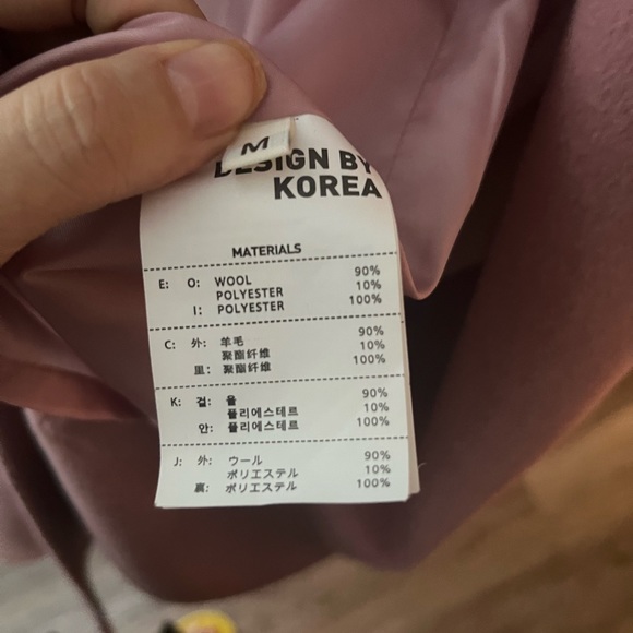 Light pink wool coat - Picture 6 of 9